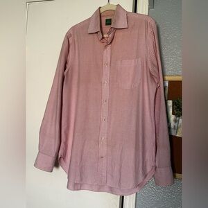 Sid Mashburn Pink Striped Button Down Shirt
